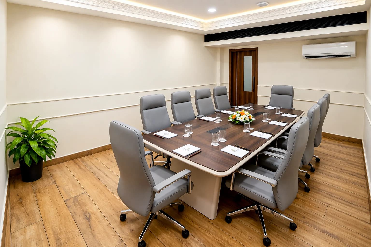 Wide view of the Board Room